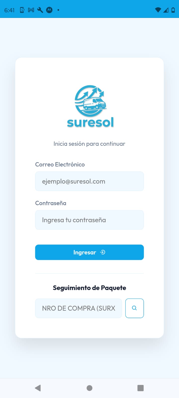 Inicio de Sesión